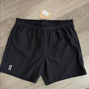 On Running Men’s Black Athletic Running Shorts